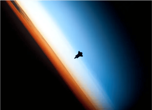 satellite on horizon